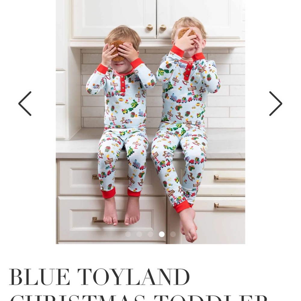 MudPie train to north pole boys Pajamas 12-18 months